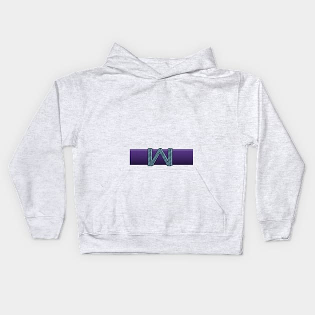 "W" for Wumbo! Kids Hoodie by richardsimpsonart